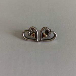 Authentic James Avery Heart Earrings